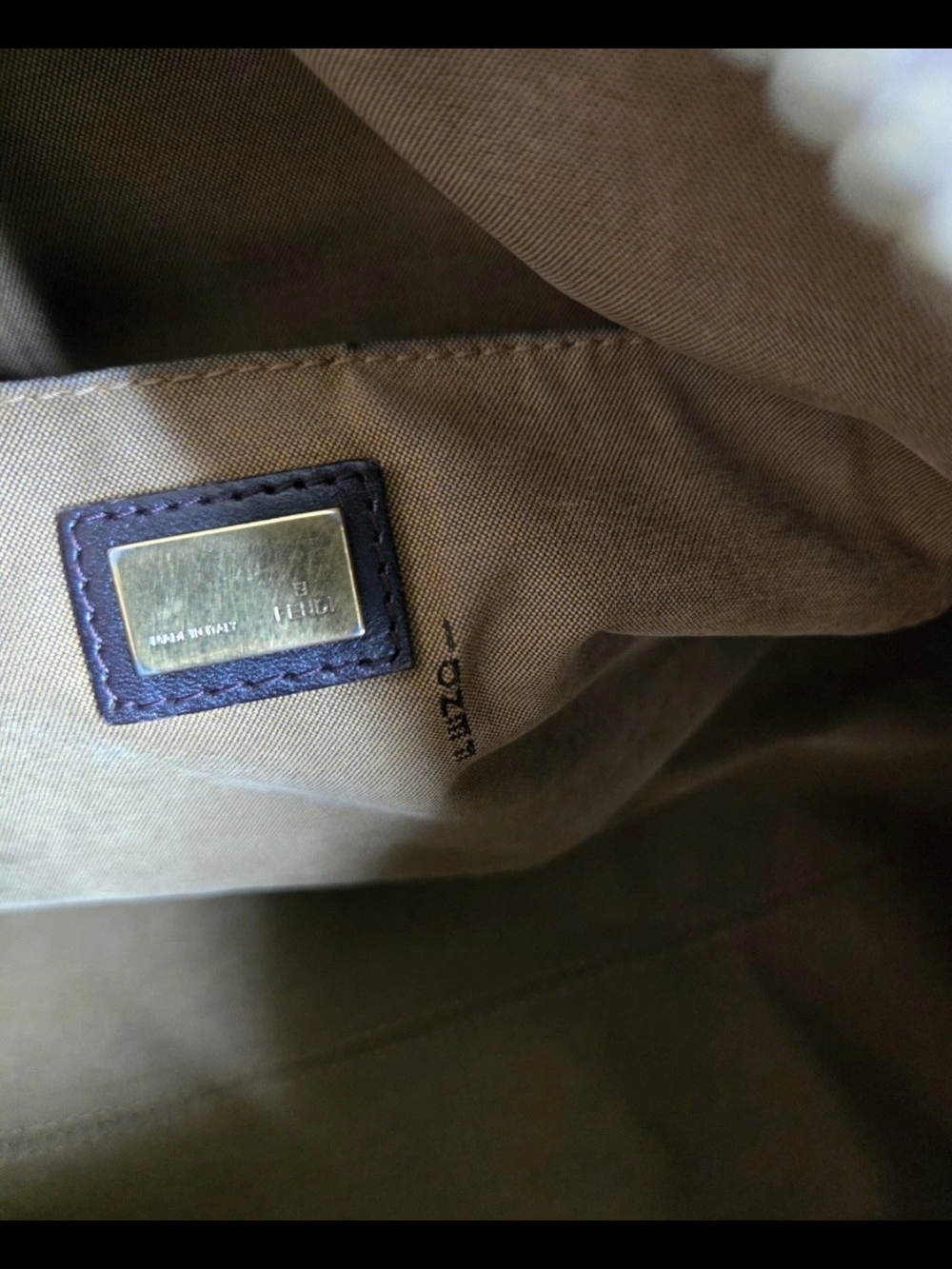 Fendi Zucca Canvas Satchel in Brown - Picture 10 of 16